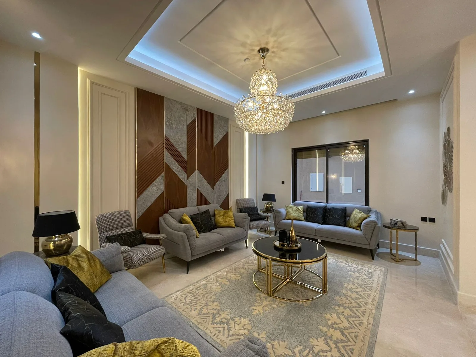 نموذج من أعمال شركة لمسات الجزيرة في التصميم الداخلي السكني