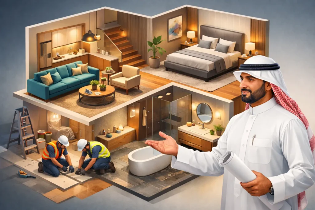 دليل التصميم الداخلي السكني للمنازل العصرية