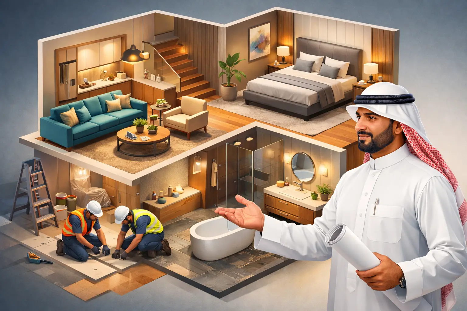 دليل التصميم الداخلي السكني للمنازل العصرية