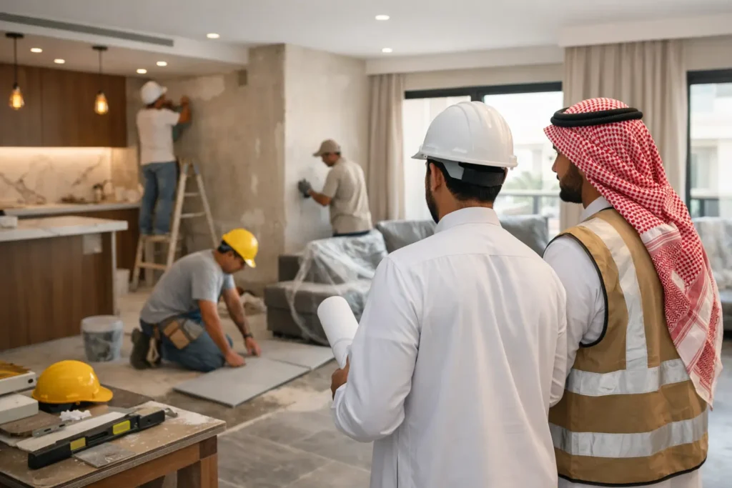 دليل ترميم الشقق السكنية بخطة تنفيذ تضمن الجودة