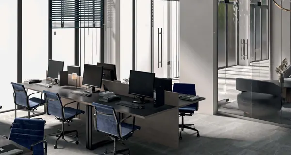 Blue Arch — Office — Lamasat Al Jazeera interior design project in Riyadh, Saudi Arabia