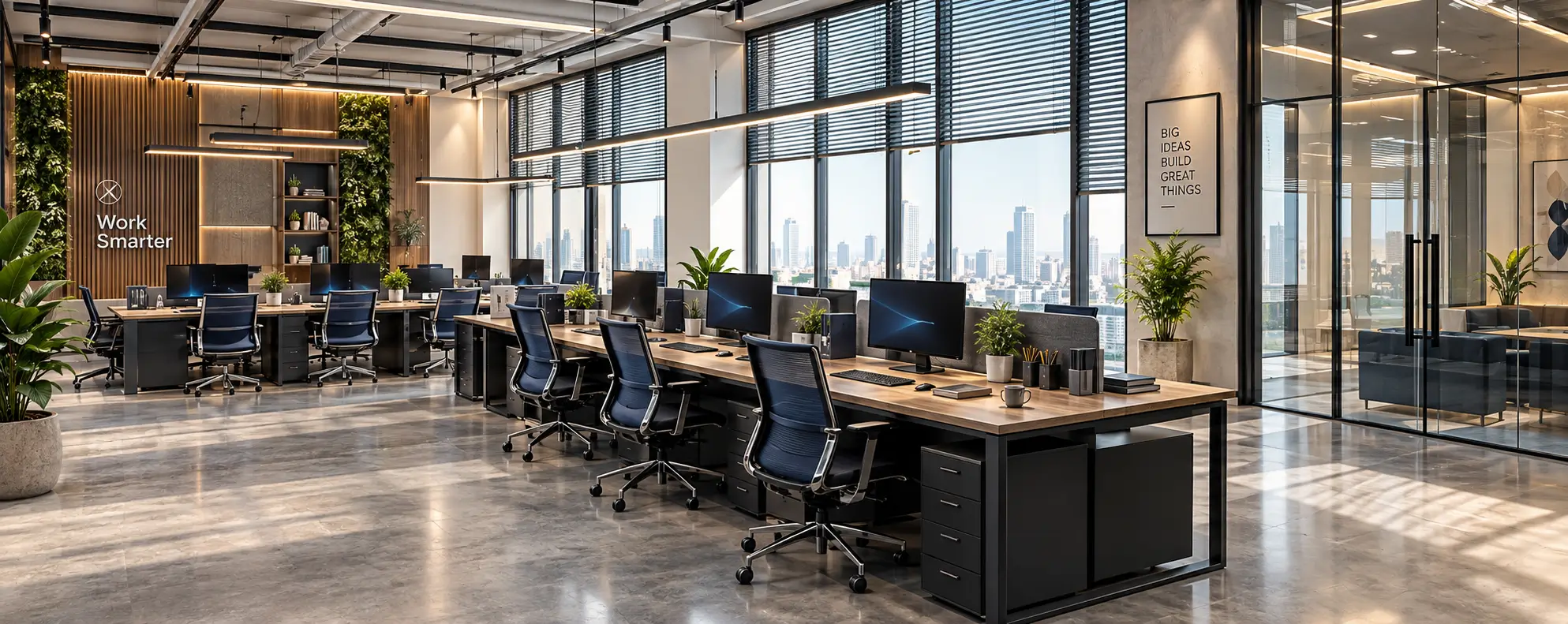 Blue Arch — Office — Lamasat Al Jazeera interior design project in Riyadh, Saudi Arabia