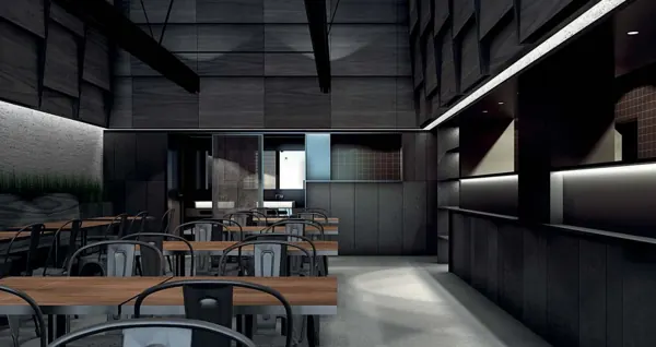 Flank Restaurant — Lamasat Al Jazeera interior design project in Riyadh, Saudi Arabia