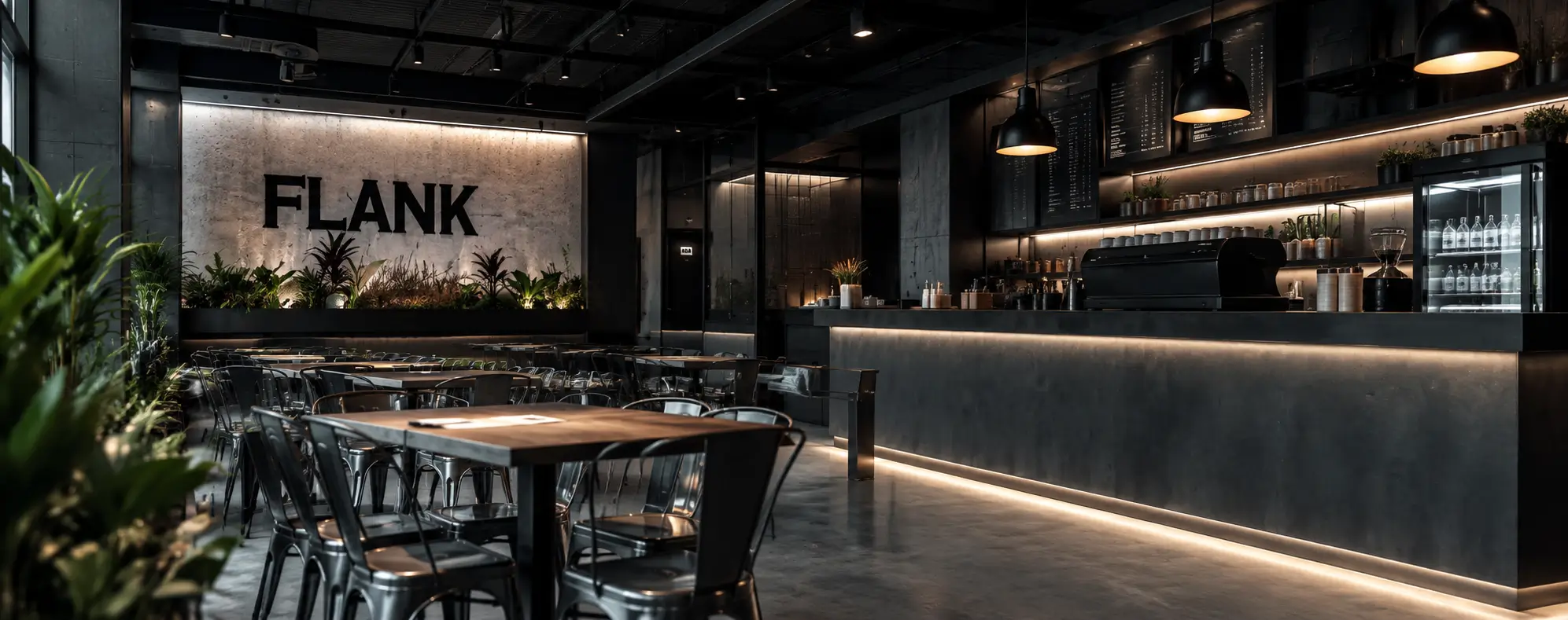 Flank Restaurant — Lamasat Al Jazeera interior design project in Riyadh, Saudi Arabia
